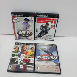4 Sony PlayStation PS2 Video Games