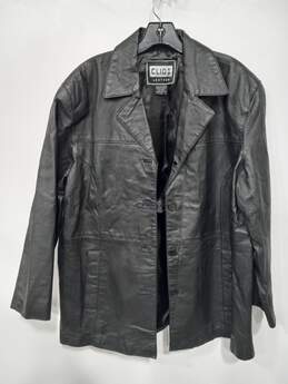 Clio II Women's Black Leather Jacket Size 1X