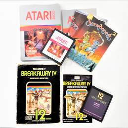 Atari 2600 Video Game Lot of 2 CIB Sword Quest