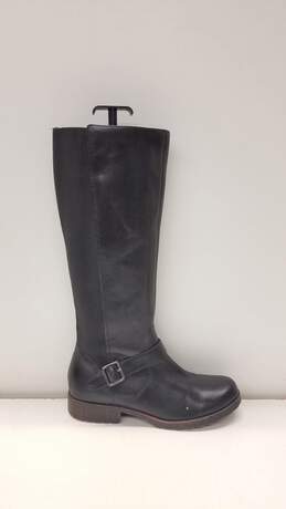 Kenneth Cole Leather Jenny Knee High Boots Black 9.5