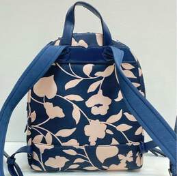 Kate Spade Nylon Karissa Garden Vine Small Backpack Blue alternative image