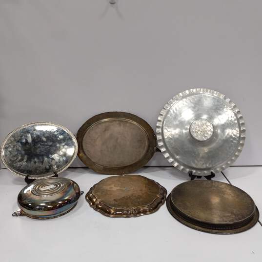 Bundle of Assorted Silver-Plated Serving Dishes image number 2