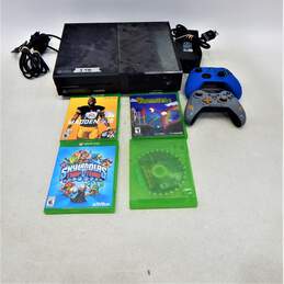 Microsoft Xbox 1 W/ 2 Controllers & 4 Games