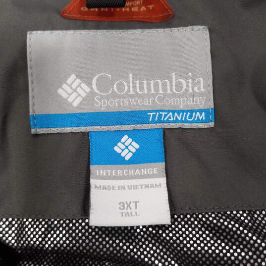 Columbia Titanium Hooded Windbreaker Jacket Size 3X Tall image number 3