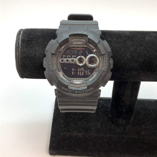 Designer Casio G-Shock 3263 GD-100 Black Water Resistant Digital Wristwatch image number 1