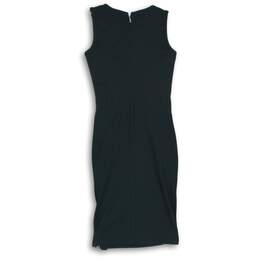 Michael Kors Womens Black Dress W/ White Logo Size P alternative image
