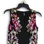 NWT Womens Multicolor Floral Round Neck Sleeveless Sheath Dress Size XS image number 4