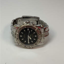 Designer ESQ Silver-Tone Stainless Steel Round Dial Analog Wristwatch alternative image