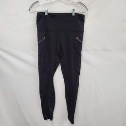 Lululemon WM's Athletica Black Double Pocket & Padded Leggings Size 8