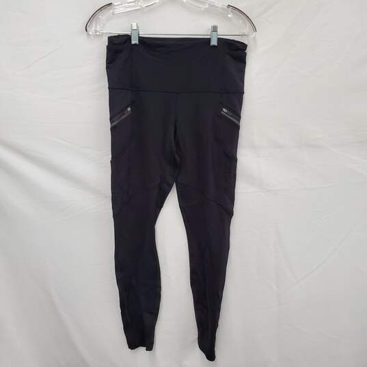 Lululemon WM's Athletica Black Double Pocket & Padded Leggings Size 8 image number 1