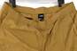 Mens Brown Elastic Waist Flat Front Pockets Hiking Shorts Size XXL image number 3