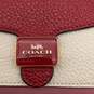 Coach Womens Red Inner Variouse Card Holder Slot Snap Bi Fold Wallet image number 3