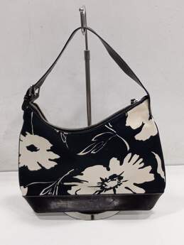 Kate Spade Black & White Floral Handbag alternative image
