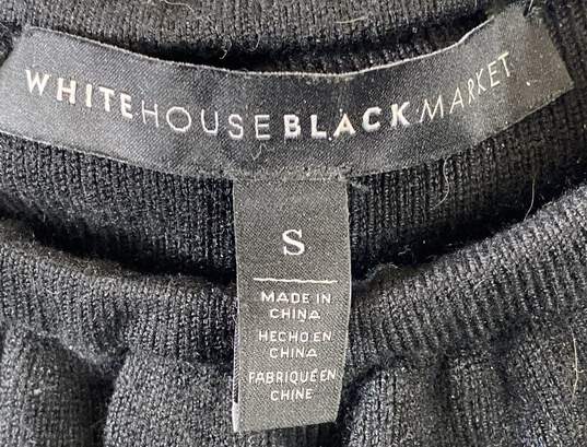 White House Black Market Women Black Off Shoulder Blouse S image number 4