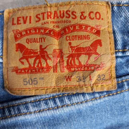 Levi's 505 Straight Jeans Men's Size 33x32 image number 5