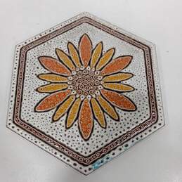 Semigres Sunflower Hexagon Trivet