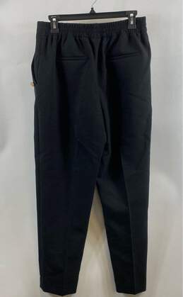 NWT Zara Womens Black Pockets Flat Front Straight Leg Trouser Pants Size Medium alternative image