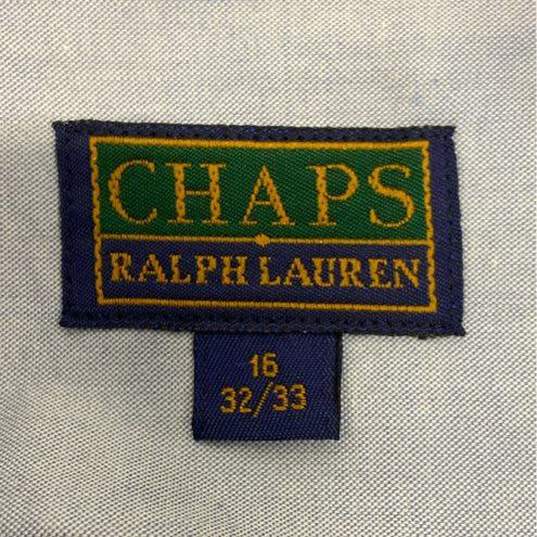 CHAPS Ralph Lauren Blue T-shirt - Size SM image number 3