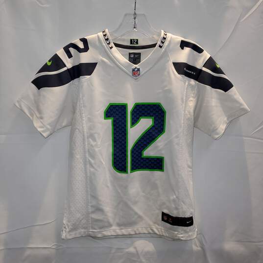 Nike On Field NFL Seattle Seahawks Fan Football Jersey Size M(10/12) image number 1