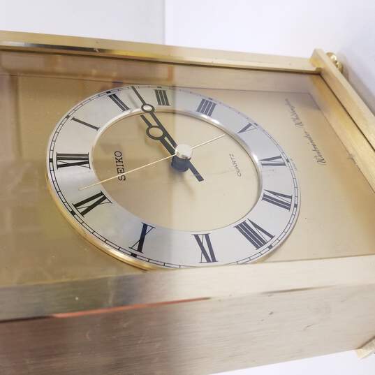 Buy the Seiko Quartz Westminster-Whittington Mantel Clock | GoodwillFinds