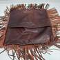Hand Made 15 inch Square leather Couch Pillow Case image number 3