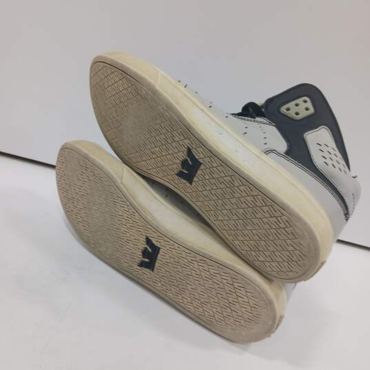 Supra Skytop Men's Gray Skate Shoes Size 10.5 image number 5
