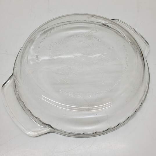 9 inch Anchor Fire King Glass Pie Pan image number 3