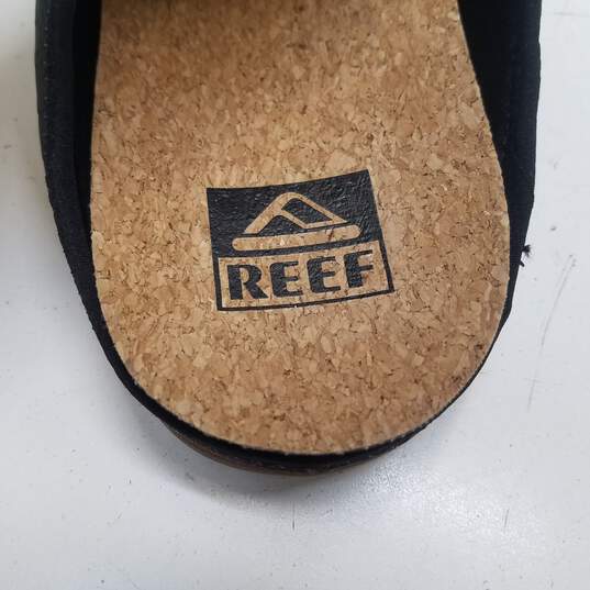 Reef Chevron Stitch Slippers Black 10 image number 8