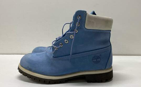 Timberland 6" Premium Waterproof Boot Blue Men US 10M image number 3