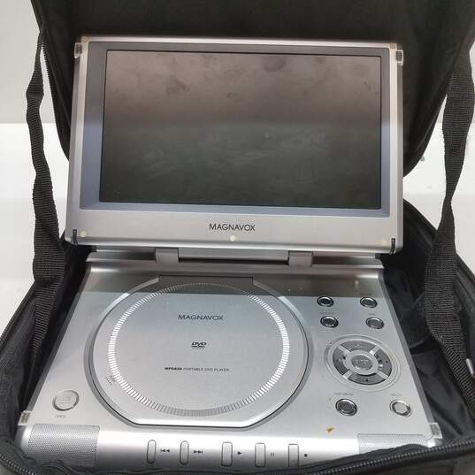 Magnavox MPD850 Portable DVD Player with Case & DVD Lot image number 1