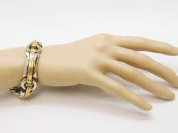 Vintage Givenchy Two Tone Chunky Necklace & Bracelet Set 163.8g alternative image