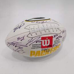 2017 Green Bay Packers Team Signed Football