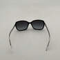 Womens 532711 Black Glitter Crystal Tortoise Shell Rectangular Sunglasses image number 3