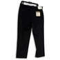 NWT Mens Black Pleated Classic Fit Stretch Dress Pants Size 36W X31L image number 2