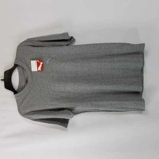 Puma Mens Grey Athletic Shirt Small image number 1