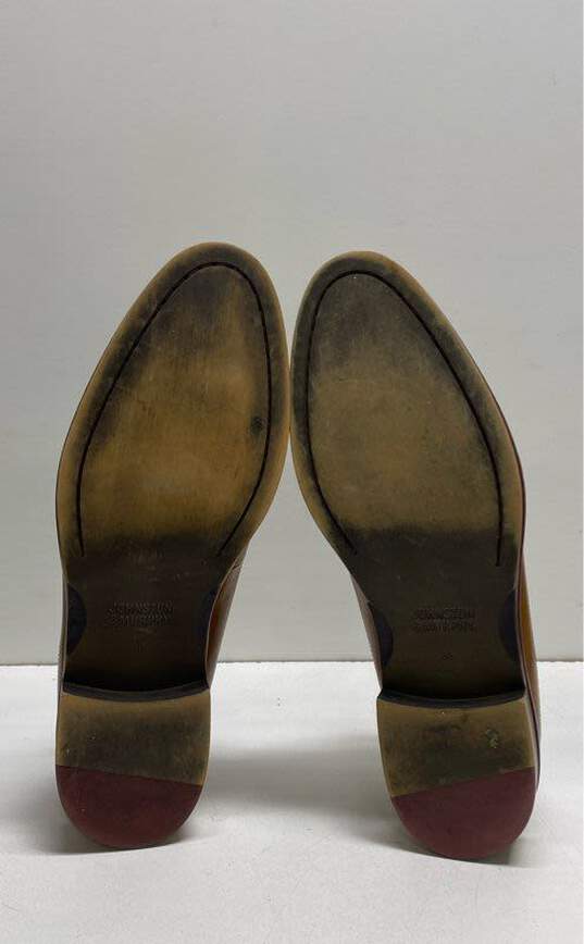 Johnston & Murphy Men's Brown Leather Wingtip Brogue Dress Shoes Sz. 9.5 image number 7