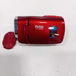 Vivitar Red DVR 945HD Camcorder with Accessories alternative image