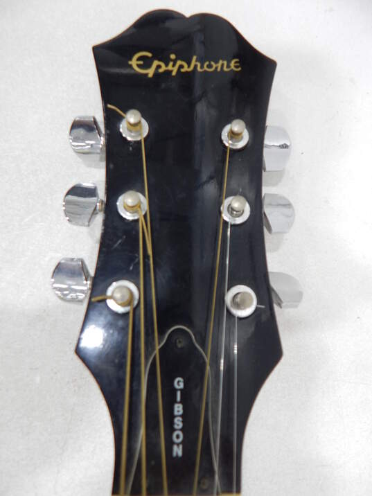 Epiphone Brand PR 100 NA Model Wooden Acoustic Guitar w/ Soft Gig Bag image number 4