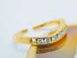 14K Yellow Gold 0.21 CTTW Diamond Channel Set Ring For Repair Or Scrap 2.1g image number 1