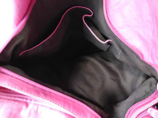 Women's Pink Angel Barcelo Fashions Pink Leather Purse image number 6