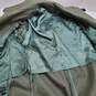 Unbranded Long Green Trench Overcoat Size 38XL image number 3