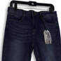 NWT Womens Blue Denim Medium Wash Kontent Mid Rise Cropped Jeans Size 11/12 image number 3