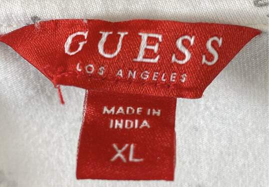 Guess Men White Polo Shirt XL image number 4