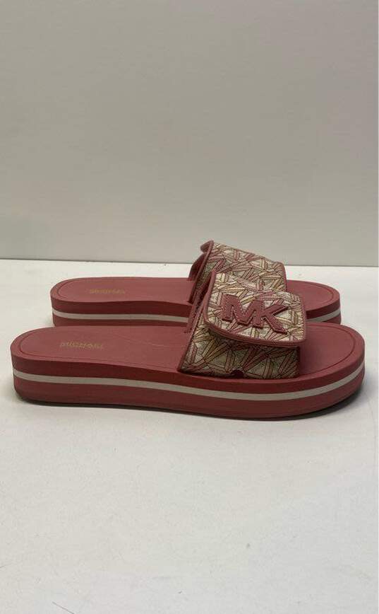 Michael Kors Rose Platform Slide Sandals Shoes Size 9 M image number 1