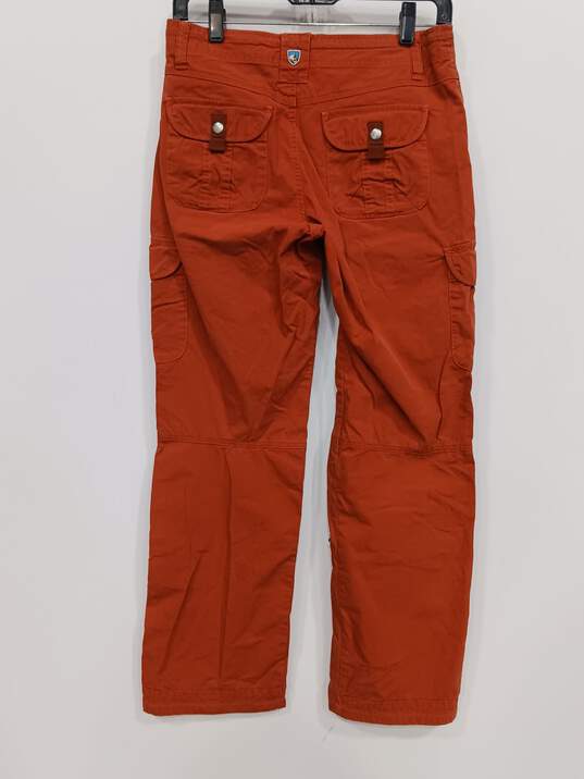 Kuhl Women's Orange Splash Roll-Up Pants Size 4S image number 2