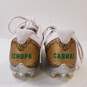 Nike ID Custom Alpha Pro White/Gold Low Cleats 11.5 image number 5