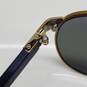 AUTHENTICATED TORY BURCH TY6051 BLUE GRADIENT AVIATORS SIZE 60x14 image number 6