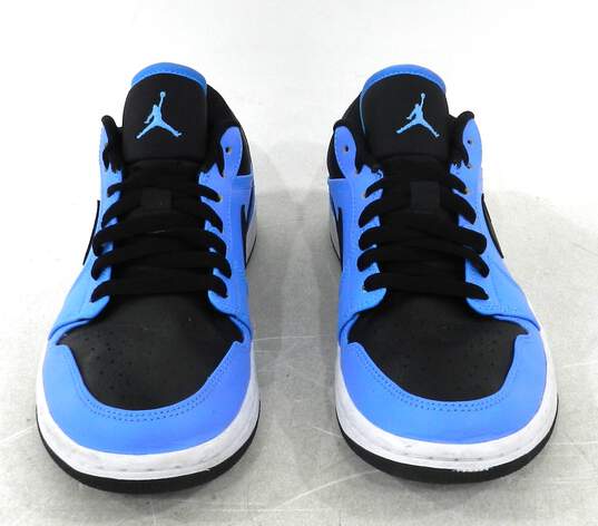Air Jordan 1 Low University Blue Black Women's Shoe Size 7.5 image number 1