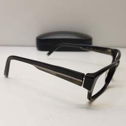 John Varvatos Black Browline Eyeglasses Frame alternative image