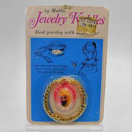 Sealed Vintage 1967 Mattel Liddle Kiddles Jewelry Doll Heart Charm Bracelet 3747
